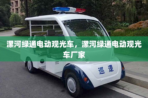 漯河绿通电动观光车，漯河绿通电动观光车厂家