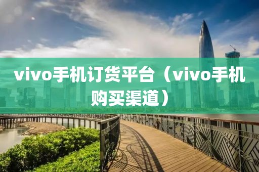 vivo手机订货平台（vivo手机购买渠道）