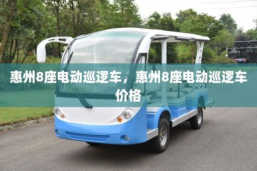 惠州8座电动巡逻车，惠州8座电动巡逻车价格