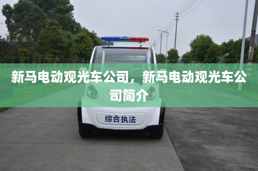 新马电动观光车公司，新马电动观光车公司简介