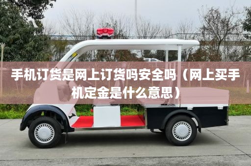 手机订货是网上订货吗安全吗（网上买手机定金是什么意思）