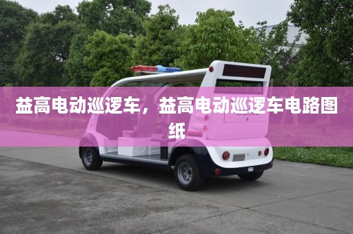 益高电动巡逻车，益高电动巡逻车电路图纸