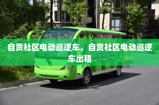 自贡社区电动巡逻车，自贡社区电动巡逻车出租