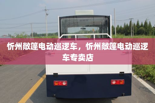 忻州敞篷电动巡逻车，忻州敞篷电动巡逻车专卖店