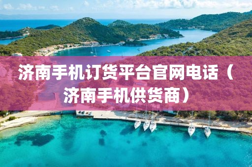 济南手机订货平台官网电话（济南手机供货商）