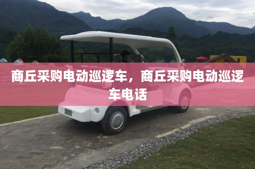 商丘采购电动巡逻车，商丘采购电动巡逻车电话