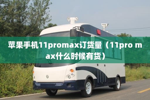 苹果手机11promax订货量（11pro max什么时候有货）