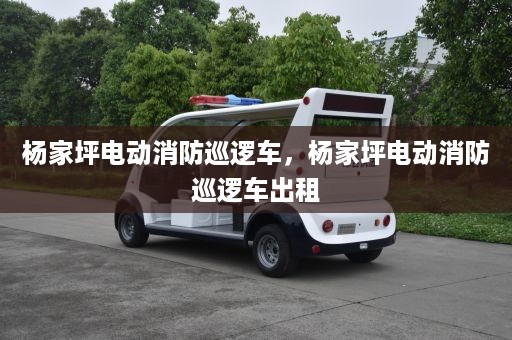 杨家坪电动消防巡逻车，杨家坪电动消防巡逻车出租