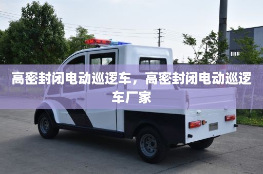 高密封闭电动巡逻车，高密封闭电动巡逻车厂家