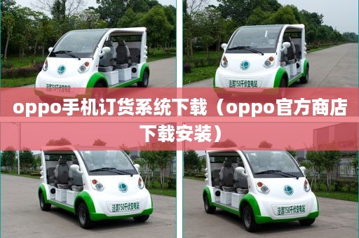 oppo手机订货系统下载（oppo官方商店下载安装）