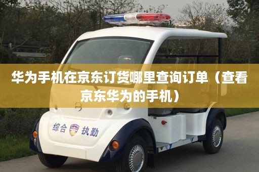 华为手机在京东订货哪里查询订单（查看京东华为的手机）