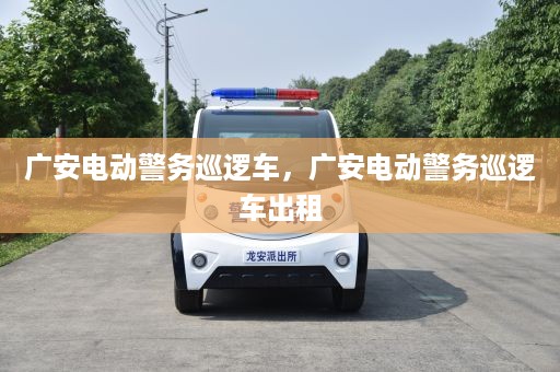 广安电动警务巡逻车，广安电动警务巡逻车出租