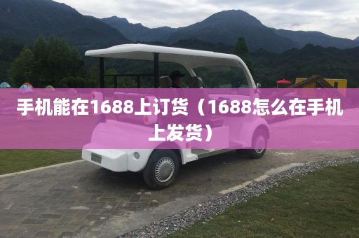 手机能在1688上订货（1688怎么在手机上发货）