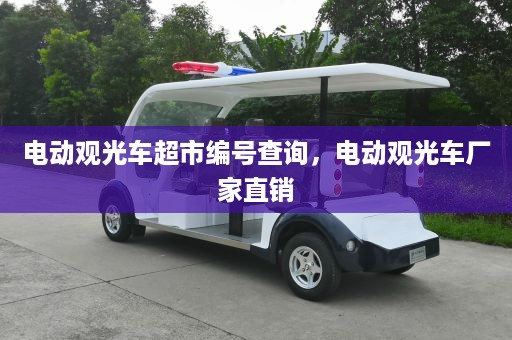 电动观光车超市编号查询，电动观光车厂家直销