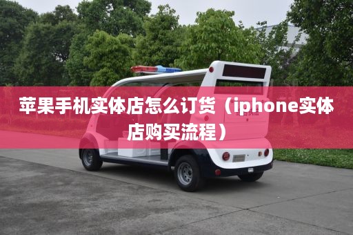 苹果手机实体店怎么订货（iphone实体店购买流程）