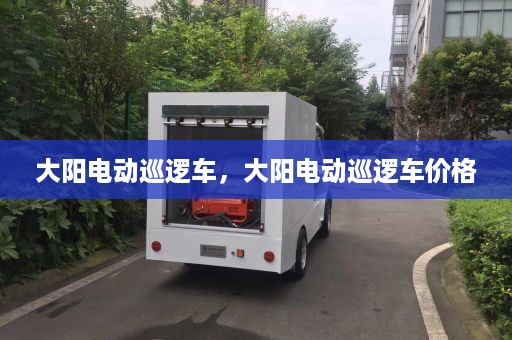 大阳电动巡逻车，大阳电动巡逻车价格