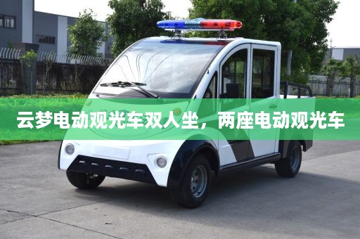 云梦电动观光车双人坐，两座电动观光车